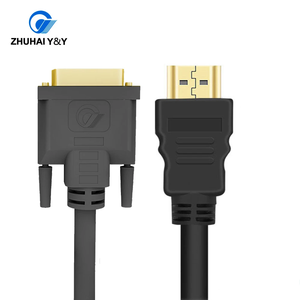 <span class=keywords><strong>Cable</strong></span> Adaptador de Alta Velocidad de 1.8m, Chapado en Oro, de <span class=keywords><strong>HDMI</strong></span> a <span class=keywords><strong>DVI</strong></span> Macho, con Revestimiento de PVC, para Monitor <span class=keywords><strong>y</strong></span> Reproductor de DVD, Venta al Por Mayor - Product Image 2