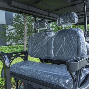 Carrito de Golf Eléctrico Seguro, Ecológico, de Cero Emisiones, para 6 Personas, Ahorro de Energía, Bajo Ruido, para Uso Comunitario y en Campus - Product Image 3