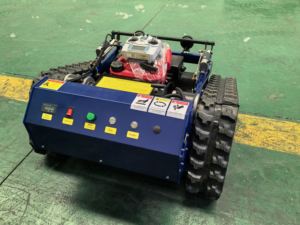 Automatic Crawler Lawn <strong>Mower</strong> 4-Stroke Petrol Engine Remote-Controlled 360 Mulching Rotating Blade Cutting Adjustable <strong>Height</strong> - Product Image 6