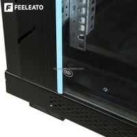 Baie de serveur 19 pouces pour centre de données 42U 47U 22U OEM DIY en acier SPCC 600x1000 avec porte grillagée, armoire verticale, protection IP20