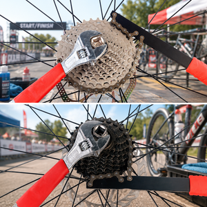 VXM – ensemble d'outils de démontage de <span class=keywords><strong>volant</strong></span> de vélo en acier à haute teneur en carbone, résistant à la rouille et à l'usure, outil manuel de réparation et d'entretien pour vélos de route et VTT - Product Image 6
