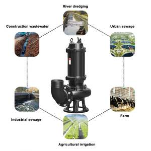 Bomba trituradora sumergible para sistemas de bombeo de aguas residuales de 5.5 kW, bomba cortadora de aguas residuales en venta - Product Image 6