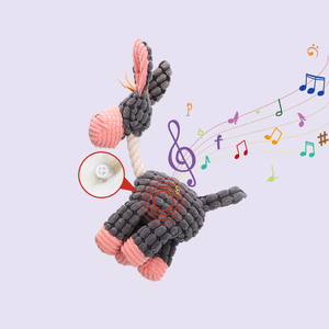 Fábrica al por mayor Burro Perro Masticar Cuerda Juguetes <span class=keywords><strong>Multimascota</strong></span> Perro de peluche Juguete Molar suave Juguetes para mascotas - Product Image 5