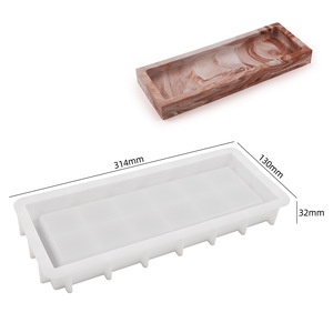 Wholesale DIY <strong>Rectangular</strong> Tray Dish Washstand Candle Holder <strong>Silicone</strong> <strong>Mold</strong> for Home Decoration - Product Image 6