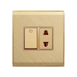 Hot Sale Products Smart Mechanical Life Gold Easy Installation Wall Sockets And Switches