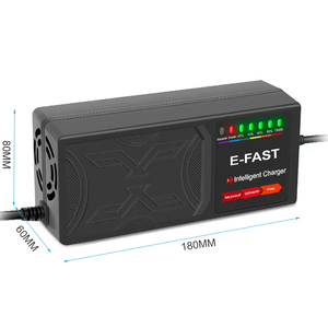 Caricabatterie per Batterie al Piombo-Acido 60V20AH di Alta Qualità <span class=keywords><strong>a</strong></span> Prezzo Conveniente, Caricabatterie 36V48V 60V 72V per Scooter, Biciclette Elettriche e Motociclette - Product Image 3