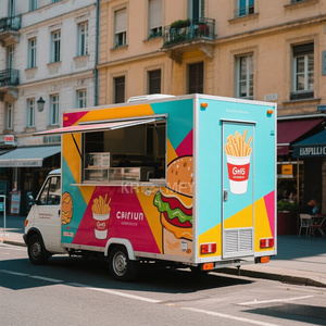 Remorque de restauration mobile rapide 2025 entièrement équipée avec four à pizza - Product Image 2