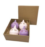 Bombes de bain de luxe personnalisées en forme d'unicornes, coffret cadeau écologique avec des ingrédients 100% naturels pour les enfants et les filles