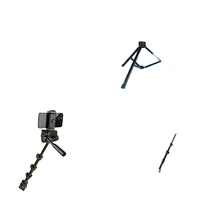 Tiktok hot téléphone portable trépied support caméra selfie bâton vidéo projecteur réglable trépied avec télécommande et sac de rangement