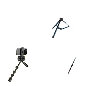 Tiktok hot téléphone portable trépied support caméra selfie bâton vidéo <span class=keywords><strong>projecteur</strong></span> réglable trépied avec télécommande et sac de rangement - Product Image 4