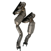 Convertisseur catalytique métallique en acier inoxydable à grand débit pour BMW 2005 525I (vente en gros)