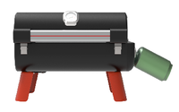Bomber King SPCC noir plancha fumoir table portable bbq gaz grill