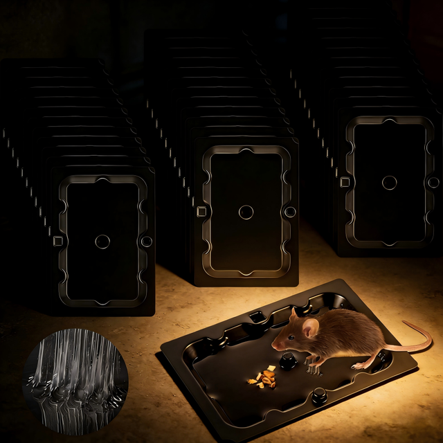 Dayoung Commercial Glue Traps for Mice Monitoring Bulk Pre Baited for Restaurant Storage Room Use
