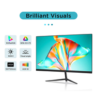 Hot 24.5 pouces IPS FHD moniteur d'ordinateur 75Hz VA panneau moniteur PC LCD LED moniteur de jeu de bureau pour le bureau à domicile