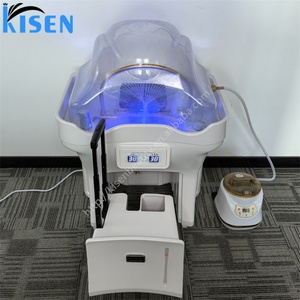 KISEN Portable Movable Head Spa Sink with Water tank and Water Circulation and <b>Heater</b> and Trolley tank No Need Plumbing - Product Image 5
