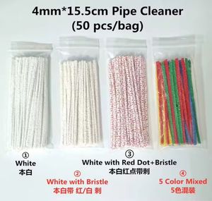 6 pollici di setole dure ciniglia filo stelo tubo fascio personalizzabile Logo per la rimozione di resina di catrame accendini antichi per - Product Image 5