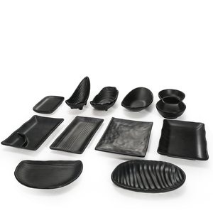 Buffet Catering Hotel salsa <span class=keywords><strong>Sushi</strong></span> piatto melamina Snack piatti piatti personalizzati opachi all'ingrosso - Product Image 6