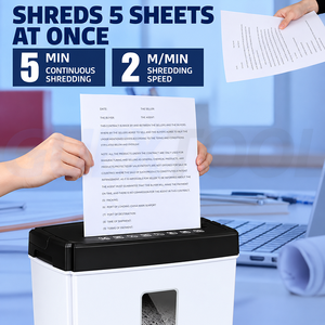 Trituradora de Papel Nivel 4, A4, Compacta, Portátil y Totalmente Automática para Oficina y Hogar - Product Image 3