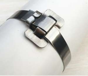 Boucle d'oreille robuste en acier inoxydable de type Lokt avec sangle pour attache de câble-niko NKBT modèle 1/4 pouces - Product Image 5