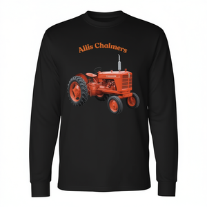 Camiseta de Manga Larga Allis Chalmers para Adultos, Algodón Suave, Diseño Agrícola Promocional - Product Image 2