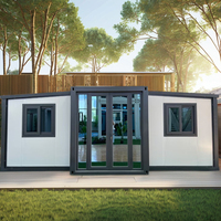 DYCE 20ft Luxuriöses Erweiterbares Containerhaus Vorgefertigtes Haus Tragbare Erweiterbare Kabine Modulare Häuser Faltbare Abnehmbare Wohneinheiten