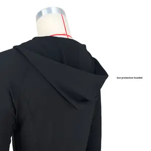 GL6806 Set Yoga Solido a Maniche Lunghe, <span class=keywords><strong>Aderente</strong></span>, Asciugatura Rapida, con Tasche e Cerniera, per Fitness, Corsa e Sport all'Aperto - Product Image 3