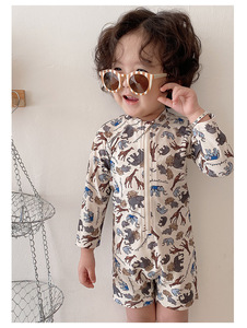 <span class=keywords><strong>Maillot</strong></span> <span class=keywords><strong>de</strong></span> <span class=keywords><strong>bain</strong></span> une pièce à manches longues pour enfants, garçons, protection solaire, séchage rapide, polyester, motif floral, fermeture éclair, <span class=keywords><strong>maillot</strong></span> <span class=keywords><strong>de</strong></span> <span class=keywords><strong>bain</strong></span> une pièce - Product Image 3