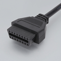 Cable de extensión divisor en Y OBDII OBD2 de 16 pines personalizado, arnés de cableado de 16 núcleos con deflector para Kia