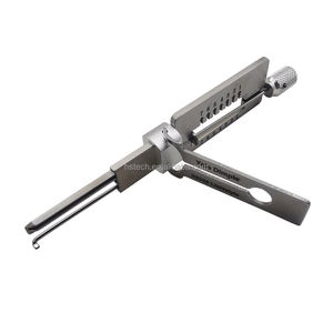 أداة فتح الأقفال المدنية 2 في 1 طراز SS328 لأقفال يالز ذات النقاط، أدوات قفل من الفولاذ المقاوم للصدأ للأبواب - Product Image 4