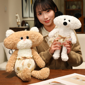 Oso de Peluche de Alta Calidad con Orejas Grandes, Adorable Animal de Peluche Suave con Lazo y Diseño de Galleta, Regalo Perfecto <span class=keywords><strong>para</strong></span> Abrazar - Product Image 1