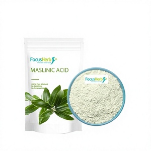 FocusHerb Food Grade Olive Leaf Extract Herbal Extract Powder HPLC 10% 20% 30% Maslinic Acid - Product Image 1