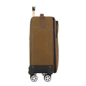 Sacs à roulettes de grande capacité personnalisés par le fabricant, sacs à bagages en <span class=keywords><strong>toile</strong></span> vintage pour hommes, sacs de voyage, valises - Product Image 3