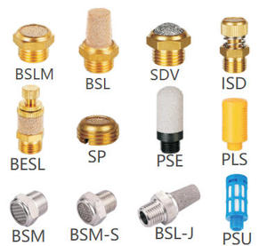 ตัวเก็บเสียงทองเหลือง <span class=keywords><strong>BSL</strong></span> ผู้ผลิตตัวเก็บเสียงแบบเผาผงเกลียวตัวผู้ ตัวเก็บเสียงลมแรงดันต่ำสำหรับระบบอัตโนมัติของเครื่องจักร - Product Image 6