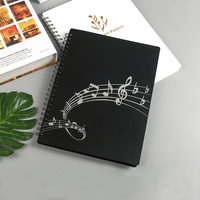 Carpeta de Presentación de Música Personalizada A4, Impermeable, de PP, con Diseño Calado, 7 Colores, Organizador de Partituras