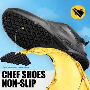Zapatos de Trabajo Diansen Ligeros, Antideslizantes, de Corte Bajo, con Puntera de Acero, para Enfermeras y Chefs, de la Mejor Calidad, Transpirables e Impermeables, Modelo DS63 - Product Image 2