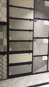 Sắt lưới lưới Bảng điều khiển hiển thị tường, gạch men mẫu treo hiển thị, trang trí thực tế cho các cửa hàng hiển thị đứng - Product Image 6