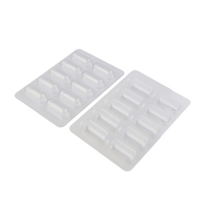 Capsules de pilules en plastique, 100 pièces, plateau d'emballage de Blister, matériel vierge personnalisé - Product Image 5