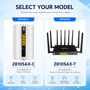 Odm/oem 4G/5G OpenWrt CPE การเชื่อมต่อที่เสถียร AX3000เราเตอร์กิกะบิตแบบ Dual Band พร้อมซิมการ์ดปรับแต่งได้สำหรับองค์กร - Product Image 2