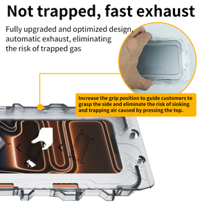 กระจกนิรภัยแบบขายส่งพร้อมอุปกรณ์จัดตำแหน่งอัตโนมัติสำหรับ iPhone 17 Pro ฟิล์มกันรอยหน้าจอใส ติดตั้งง่ายสำหรับ iPhone 17 - Product Image 5