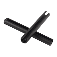 Goupille à ressort fendue en acier 65Mn, oxyde noir, normes ISO 8752 GB 879, goupille élastique, goupille creuse pour machines, fournisseur OEM, fabricant de goupilles