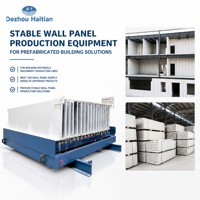 Machine automatique de fabrication de panneaux muraux en béton léger préfabriqué avec boîte de vitesses