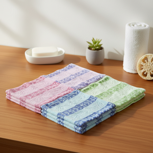 <span class=keywords><strong>Serviette</strong></span> de Visage en Coton Jacquard Coloré 80 Grammes/pièce 32*72 cm, 20% Polyester, Lots en Stock à Prix Abordable, Meilleure Vente - Product Image 4