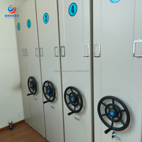 Étagères compactantes RFID résistantes à la corrosion pour les zones côtières avec composants électroniques étanches aux intempéries