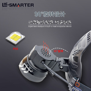 Linterna Frontal Recargable Le Smarter P50, 2000mAh, LED de Alta Luminosidad, Giratoria, 300-499M, Iluminación para Exteriores - Product Image 1
