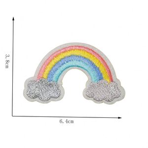 Cartoon Iron on /self Sticker Embroidery Shooting Star Lollipop Angel Watermelon Patch for Kid Clothes Bag Decoration - Product Image 6