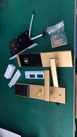 Cerradura Inteligente de Seguridad para Hotel, de Aleación de Aluminio, con Llave Mecánica RFID, Desbloqueo con Tarjeta de Memoria, Compatible con Sistemas de Gestión Hotelera