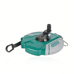 Fita Métrica de Aço Inoxidável de Alta Qualidade, Tamanho Personalizado, Fibra Longa de 50m, Auto-enrolável, Estojo de Alta Visibilidade com Carcaça de Borracha - Product Image 1