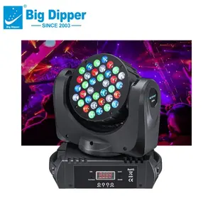 Big Dipper decorative uplight Stage LED light 36*3W rgbw moving wash light dmx512 effect for dj show