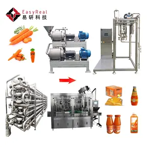 Máquina de processamento de suco, alta qualidade, industrial, polpa de cenoura, máquina de processamento, linha de produção, máquina de cenoura do bebê