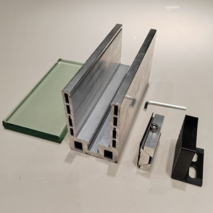 HDSAFE verre balcon garde-corps balustrade garde-corps verre feuilleté U canal Base bord <span class=keywords><strong>de</strong></span> mer Villa hôtel <span class=keywords><strong>Restaurant</strong></span> verre mains courantes - Product Image 4